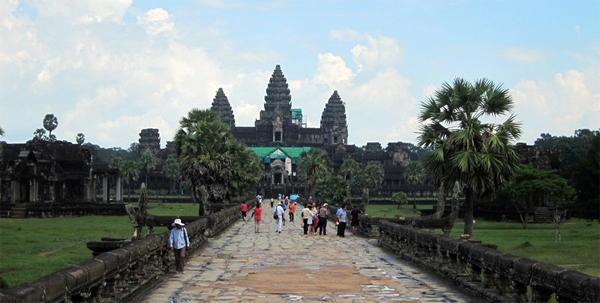 храмовый комплекс Ангкор-Ват в Камбодже
